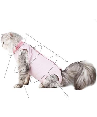 PopetPop Recovery Suit for Cats & Dogs | Sterilization Care Wipe & Healing Licking Suit | 28cm Pink - Ideal for Post-Op Recovery & Weaning - Buy Online on GoSupps.com