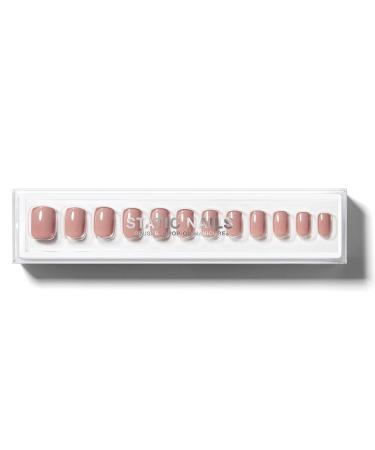Static Nails Reusable Pop-On Manicure Set  Non-Damaging Glue-On Nails (U Make Me Blush Square) - False Nails with Static Nail Glue  Nail Set  Fake Acrylic Press On Nails - Buy Online on GoSupps.com