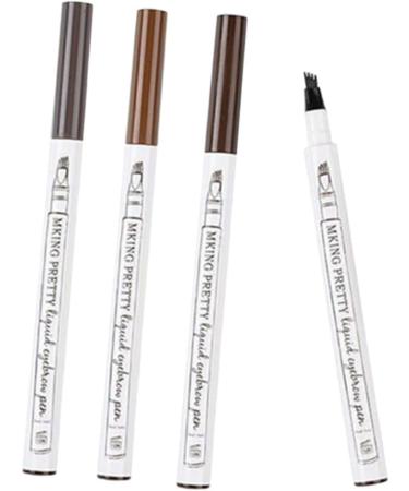 Didiseaon 12 Pcs Waterproof Eyebrow Pen Eyebrow Pen Brow Pencil Liquid Eyebrow Pen Eyebrow Makeup Tool 1 count (Pack of 1) As Shownx3pcs - Buy Online on GoSupps.com
