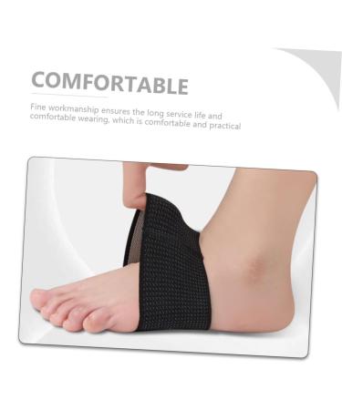 FRCOLOR Arch Support Sleeves for Flatfoot | TPE Insoles for Comfort | Outdoor Foot Support for Men & Women | 1 Pair Black (11.6x6cm - Buy Online on GoSupps.com