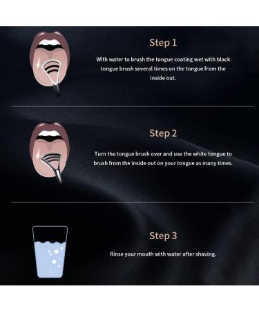 Divono Tongue Scraper Set - 4 Piece Black & White Tongue Cleaner for Fresh Breath | Oral Hygiene for Men & Women - Buy Online on GoSupps.com