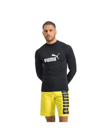 PUMA Men's Rashguard Swimwear M Black