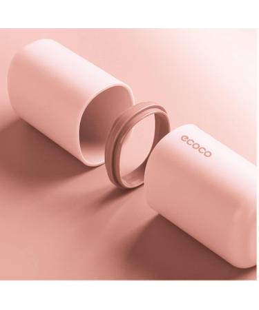 Miejmjia Travel Water Set - Pink Toothbrush Holder Dental Brush & Tooth Plaster Cups for Camping & Business Trips - Buy Online on GoSupps.com