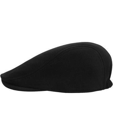 WETOO Men's Flat Cap Gatsby Newsboy Hat - Cotton Black - Buy Online on GoSupps.com