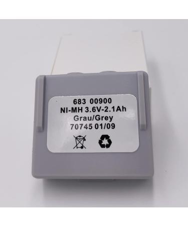 10-Pack 3.6V 68300900 Battery for HETRONIC Remote Control - 2100mAh Rechargeable NiMH - International Shipping Available - Buy Online on GoSupps.com