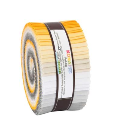 Kona Cotton Sunny Side Up Palette Roll Up 40 2.5-inch Strips Jelly Roll Robert Kaufman - Buy Online on GoSupps.com