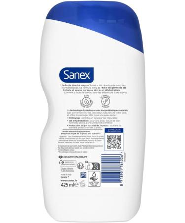  Sanex SANEX - Derma Care Surgras Shower Oil - Hydration 12h - Dry skin - 6 x 425 ml - Buy Online on GoSupps.com