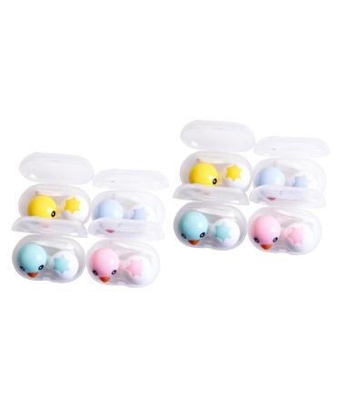 JECOMPRIS 8 STK contact lens container Case holder for lens container lens holder lentil holder duck accompanying box such as shown