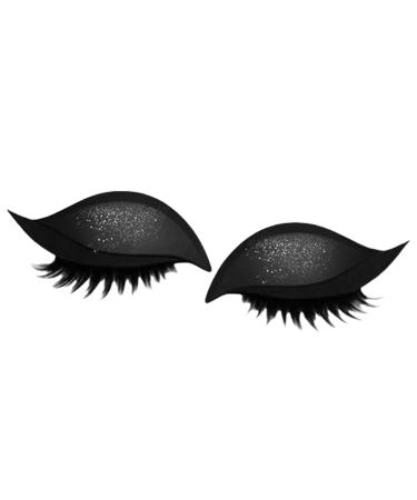 Lazy Eyeshadow Set 4 or 8 Pairs Natural Looking Waterproof Eye Shadow for Concert Costume Prom Cosplay Makeup Eye Shadow Suitable for All Eye Shapes