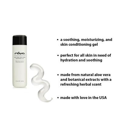 Raya Aloe Vera and Herbs Soothing Gel - Effective Moisturizer for Face & Body Relieves Dry & Irritated Skin - Buy Online on GoSupps.com