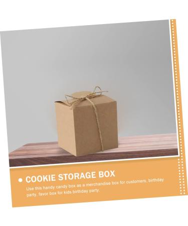 COHEALI Box Kraft Paper Box Wedding Ceremony Decorations Cupcake Toppers Biscuit Container Biscuits - Buy Online on GoSupps.com