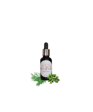 MOLFAR'S Carpatian Handmade ECO 100% Pure Beard oil Regular. Hydrating verdure of two Recipe 2.11.4 Dill Parsley Grape seeds Oil Walnut Oil by Ukrainian Masters | For All Beards Types | 1.01fl oz
