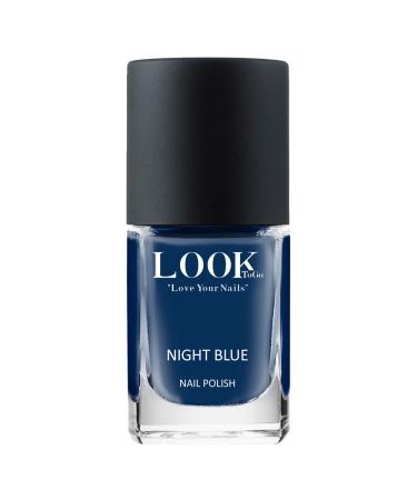 Look To Go vegan nail polish NIGHT BLUE 21-free & PETA approved Made in Germany 12ml