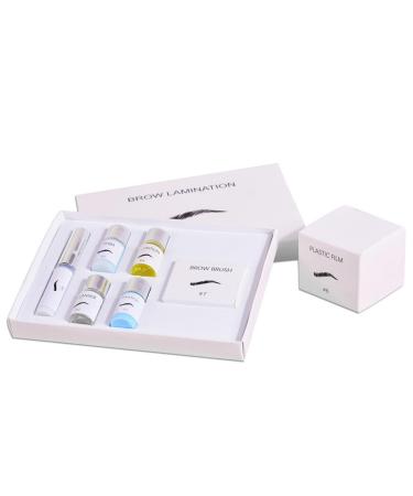 Brow Lamination Kit Brow Lift Kit Lifting Perm Eyebrow Brow Styling Kit Instant Home Salon Semi-Permanent Eyebrow Beauty Tool for Accomplishing Fuller Eyebrows Frifer