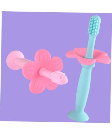 Minkissy 4-Piece Silicone Toothbrush Set for Newborns | Finger Brush & Baby Training Toothbrush for Effective Oral Care - Buy Online on GoSupps.com