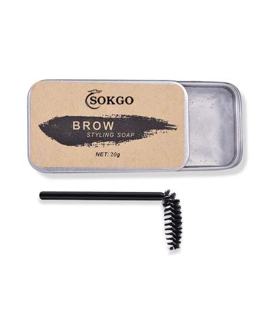 Eyebrow Soap, 3D Brows Styling Soap, Transparent Long Lasting Natural Eyebrow Wax Eyebrow Gel - Buy Online on GoSupps.com