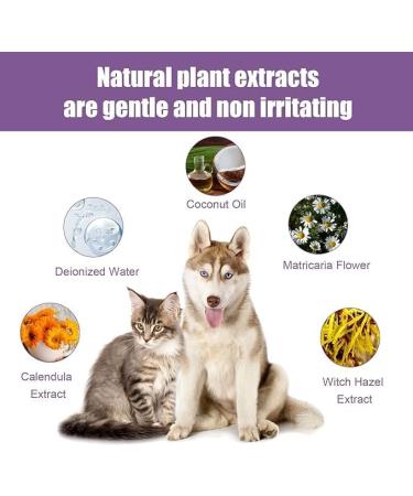 Dog Ear Rinse Dog Ear Cleaner Solution & Infection Treatment for Dogs & Cats Dog Ear Wash Helps Removes Earwax Odor Stop Infections and Itching Contains 10 Cotton Swabs 118ml/4fl.oz - Buy Online on GoSupps.com