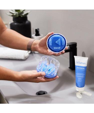 Dr Mark's DentalFresh Denture Cleaning Gel - Oral Cleaner for Retainers, Night Guards, Sport Mouth Guards - Remove Plaque - 1.7 oz - Buy Online on GoSupps.com