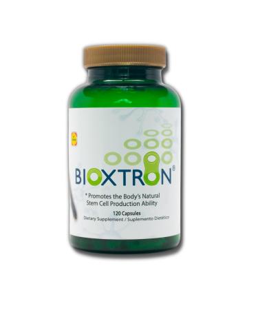 Bioxtron Natural AFA Stem Cell Supplement - Joint Support & Muscle Pain - Immune System Support - Natural Blue Green Algae Spirulina - 120 Caps