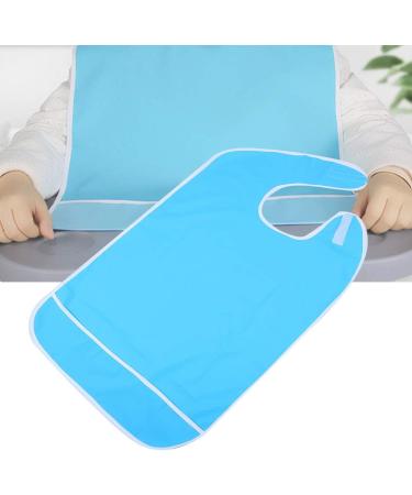 Waterproof & Oil-Repellent Adult Libs for Seniors - Reusable Washable with Velcro Fastener - Blue 50x80 cm - Buy Online on GoSupps.com