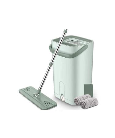 Mop Hand-Free Wringing Separate Dirty Water from Clean Water for Wet and Dry Mopping on Hardwood Elegant