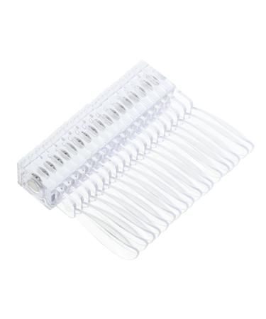 MERRYHAPY MERRYHAPY Nail Art Mixing Palette Nail Polish Nail Color Mixing Tray Mixing Tray Mixing Palette For Nail Colors Transparent