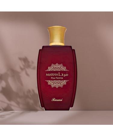 RASASI Marha Eau De Parfum For Women Spray 100ML (3.38 OZ) Arabian Perfume For Women Refreshing Fruity And Citrusy Fragrance Long Lasting Perfume For Women Luxurious Feminine Scent Marha Pour Femme - Buy Online on GoSupps.com