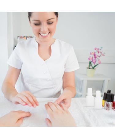 HOMSFOU Lot de 20 Flacons Vides pour Gel Vernis Ongles 10 Ml Transparents Pinceau Int gr Bouteilles tanches Rechargeables pour Rangement et M lange Semi-permanent Usage - Buy Online on GoSupps.com