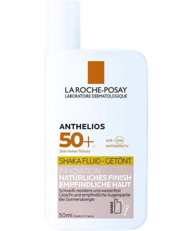 Roche-Posay Anthelios Invisible Fluid SPF 50+ Tinted - 50 ml | Best Sunscreen for Sensitive Skin | Buy Internationally - Buy Online on GoSupps.com