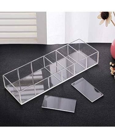 Anncus Clear Acrylic 6 Grids Makeup Organizer Blush Lipstick Holder Makeup Compact Powder Storage Box Eyeshadow Organizer Cosmetic Case - (Color: Clear) - Buy Online on GoSupps.com