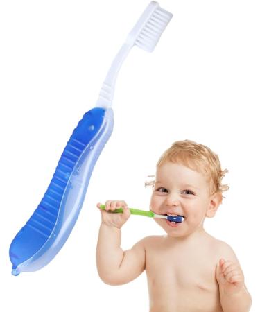 Goovafur Foldable Toothbrush | Portable Travel Toothbrush for Adults & Kids | Ideal for Camping Vacations and Short Trips - Buy Online on GoSupps.com