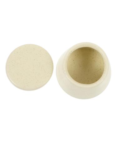 POPETPOP Japanese Manicure Brush Cup Nail Brush Dappen Cup with Lid Ceramic Nail Dish Cup Dappen Dish Nail Cups Manicure Nail Cup Nail Dish Bowl Saucer Cup Ceramics Good Looking