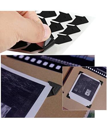 360 Pieces Self Adhesive Photo Corners  Naler 15 Sheets Photo Mounting Corners for Scrapbook  Picture Album  Journal  Black - Buy Online on GoSupps.com
