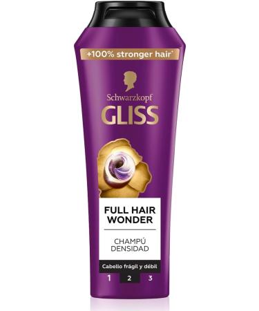  Syoss Gliss Full Hair Wonder Strengthening and Volumising Shampoo for Fine and Weak Hair Restorative Formula 250ml - Buy Online on GoSupps.com