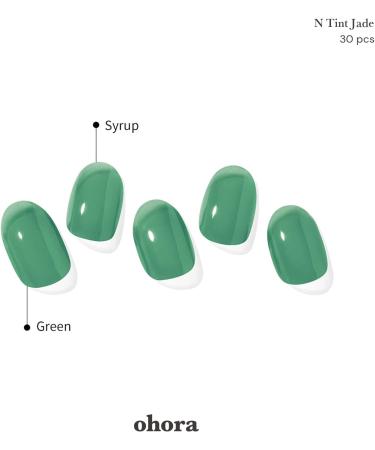ohora Starter Set: Gel Lamp & Semicure Gel Nail Strips - N Tint Jade & Black - Long-Lasting, Salon-Quality, Easy Apply & Remove - Toxin-Free, Cruelty-Free - Buy Online on GoSupps.com