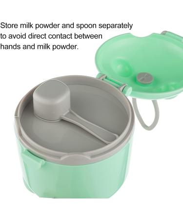 2pcs Liwein Portable Milk Formula Powder Pots - Pink+Green | Travel Milk Dispenser for Outdoor Feeding - Buy Online on GoSupps.com