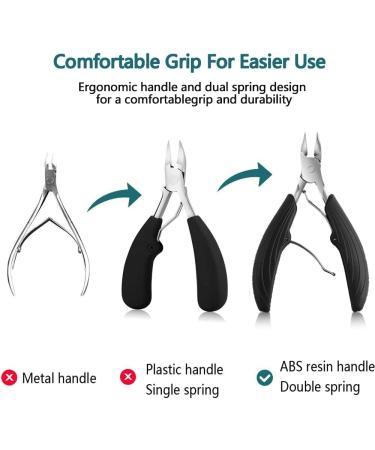Premium Stainless Steel Nail Tongs for Ingrown Toenails - Durable Ergonomic Nail Scissors for Strong Toenails - International Shipping Available - Buy Online on GoSupps.com