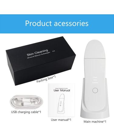 LESENBEAUTY Face Scrubber & Blackhead Remover Tools - Wireless Charging  Waterproof (White Silver) - Buy Online on GoSupps.com