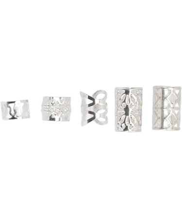 Vikings Hair Jewelry Norse Runes Braids Tube Beads Dreadlocks Various Shapes & Sizes Easy to Use Lightweight and (Silver) - Buy Online on GoSupps.com