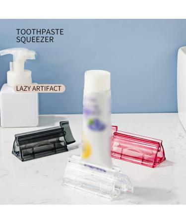Toothpaste Tube Squeezer Transparent Toothpaste Squeezer Toothpaste Tube Squeezer Rotating Toothpaste Seat Holder Stand Toothpaste Seat Holder Stand - Buy Online on GoSupps.com