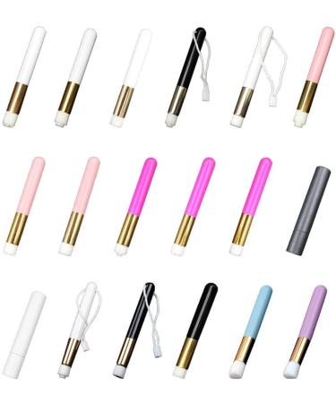 dijiusidy Lash Shampoo for Lash Extensions Deep Cleaning Nose Brushes Eyebrow Cleanser Blackhead Remover Applicator Make-up blue flat head - Buy Online on GoSupps.com