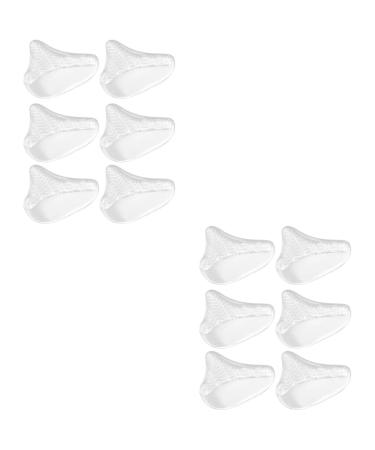 FOMIYES 6 Pairs Forefoot pad Forefoot Cushion Pads Bunion Pads Metatarsal Pads for Women Honeycomb Orthopedic Insoles of Foot Insert Forefoot Cushion Insoles Liner White Care
