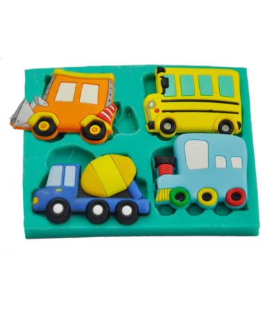 BESTonZON 3 Pcs Fudge Molds DIY Soap Mold Cake Fondant Silicone Molds for Candy Silicone Moulds Silicone Baking Mold Silicone Candy Molds Gum Cake Stencil Cookie Mold DIY Mould Car Chocolate 10.7*8.6 CMx3pcs Greenx3pcs - Buy Online on GoSupps.com