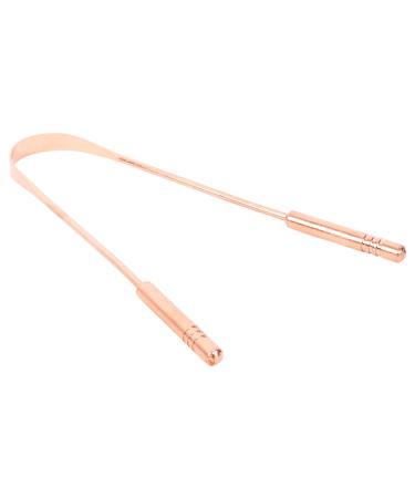 Set of 2 Copper Tongue Scrapers for Adults - Easy to Use 100% Ayurvedic Cleaner for Best Oral Care - Buy Online on GoSupps.com