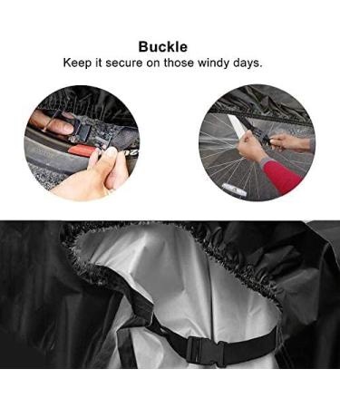 Waterproof Bike Cover for 2-3 Bikes | Outdoor, UV & Dust Resistant | Lock Hole Included | Heavy Duty and Black - Buy Online on GoSupps.com