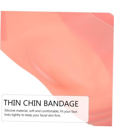 Didiseaon Silicone Beauty Lift Women Bandages Double Chin Reducer Facial Firming Band Thin Belt Double Chin Tape V Line Belt Strap Pink Facial Silica Gel Woman - Buy Online on GoSupps.com