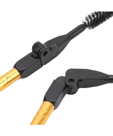 Double Ended Brow Brush - Professional Soft Hair Eyebrow & Eyelash Tool for Home & Travel | Best Cosmetic Brush for Precision Makeup - Buy Online on GoSupps.com