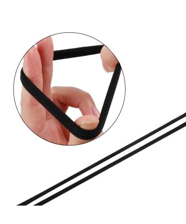 24 Large Cotton Stretch Hair Ties - Black Ponytail Holders for Curly & Thick Hair | Durable & Soft Hair Bands - Buy Online on GoSupps.com