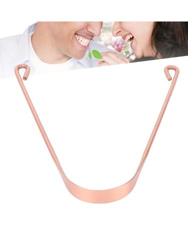 Pure Copper Tongue Scraper - Effective Oral Care Tool for Daily Hygiene & Bad Breath Removal - Buy Online on GoSupps.com