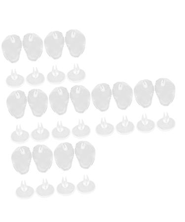 FRCOLOR 16 Pairs Clip Toe Pad Thong Sandal Toe Pads Toe Protector for Thong Sandal Toe Protectors Sandal Toe Cushion Flip-flops Toe Pad Sandal Inserts Non-slip Protection Pad